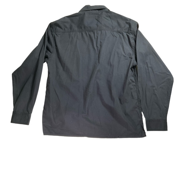 Cotton County Longsleeve Button up XL 42 Black Snap button Western Country - Picture 7 of 7